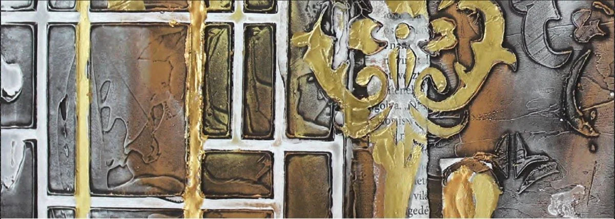 Flüssiges Metall 30ml - antikgold - Bastelschachtel