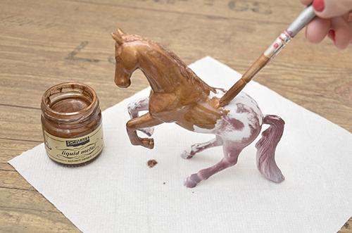 Flüssiges Metall 30ml - silber - Bastelschachtel