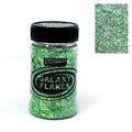 Galaxy Flakes 15g - Earth green - Bastelschachtel