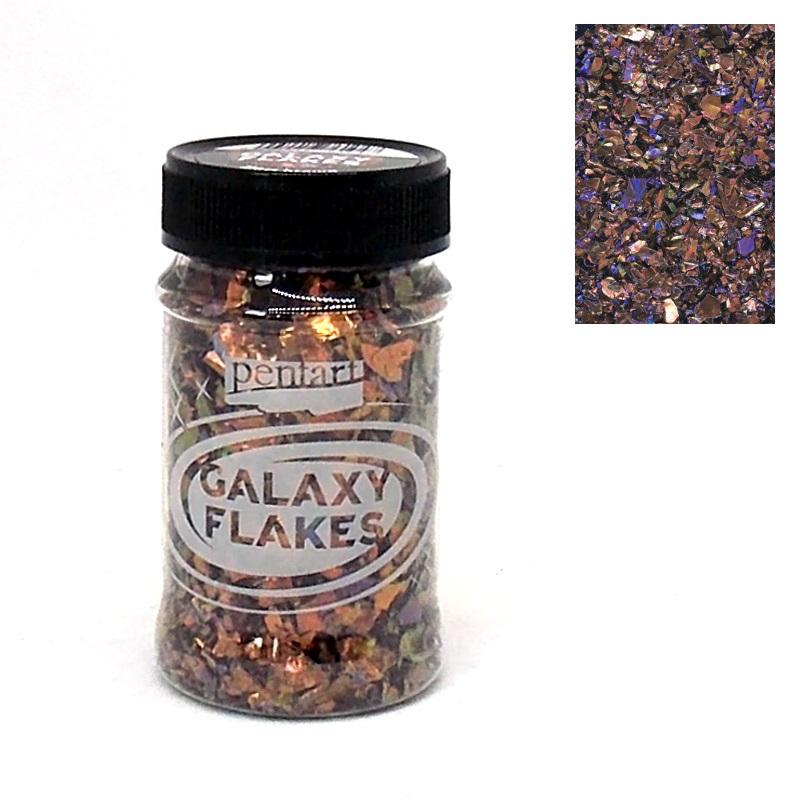 Galaxy Flakes 15g - Mars brown - Bastelschachtel - Galaxy Flakes 15g - Mars brown