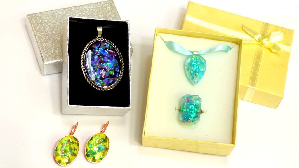 Galaxy Flakes 15g - Uranus blue - Bastelschachtel