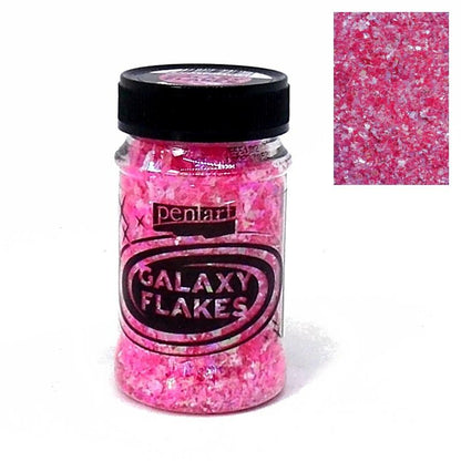 Galaxy Flakes 15g - Venus magenta - Bastelschachtel - Galaxy Flakes 15g - Venus magenta