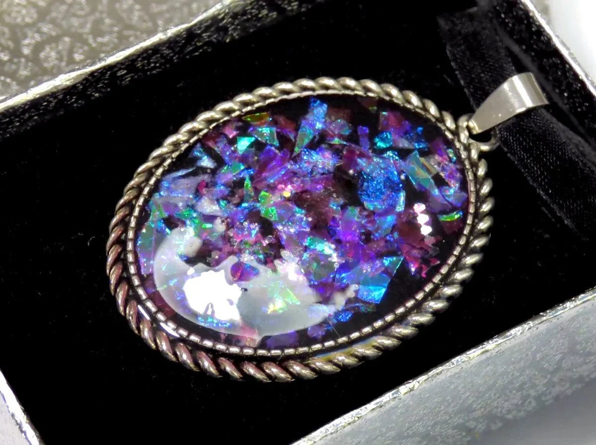 Galaxy Flakes 15g - Vesta purple - Bastelschachtel