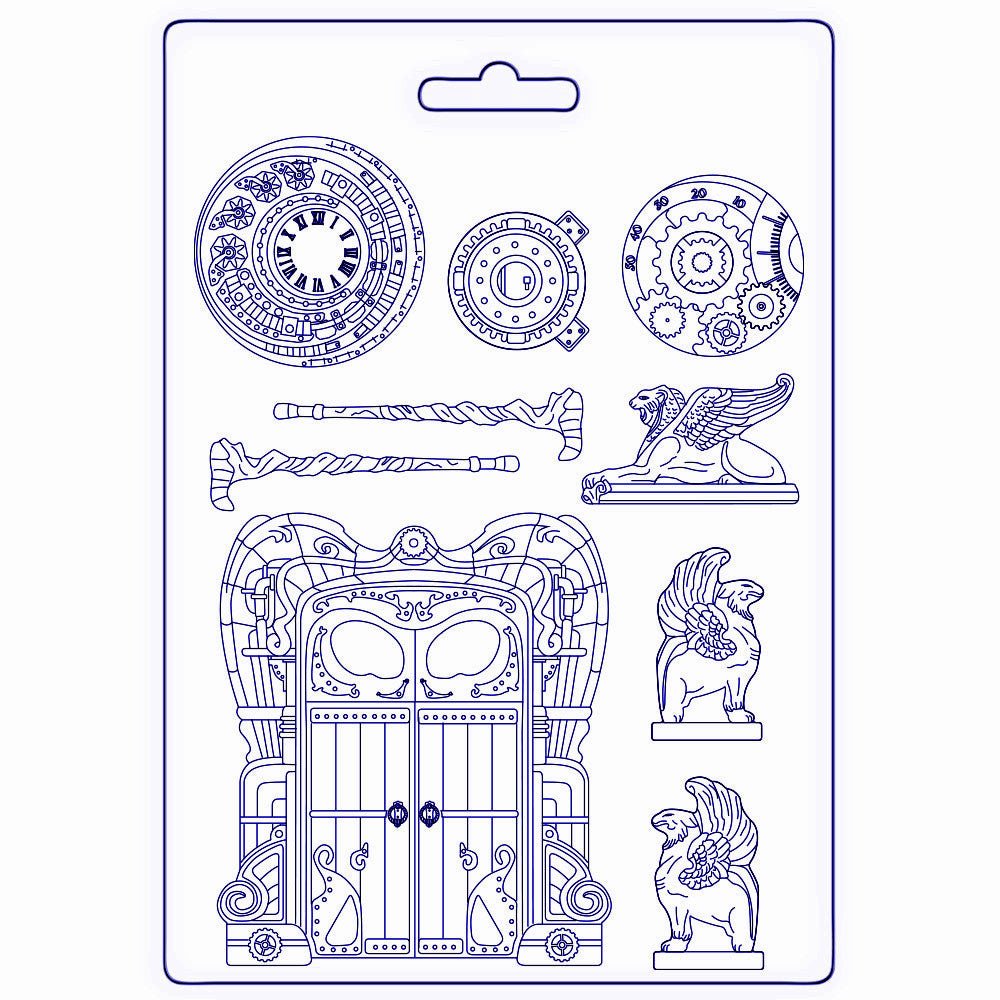 Gießform - Magic Forest - Door and Elements - Bastelschachtel - Gießform - Magic Forest - Door and Elements