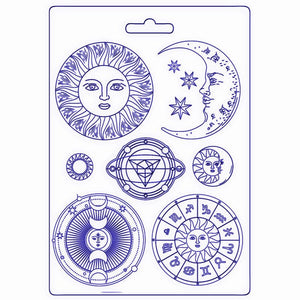 Prägeform - Cosmos infinity - Sun and moon - Bastelschachtel - Prägeform - Cosmos infinity - Sun and moon