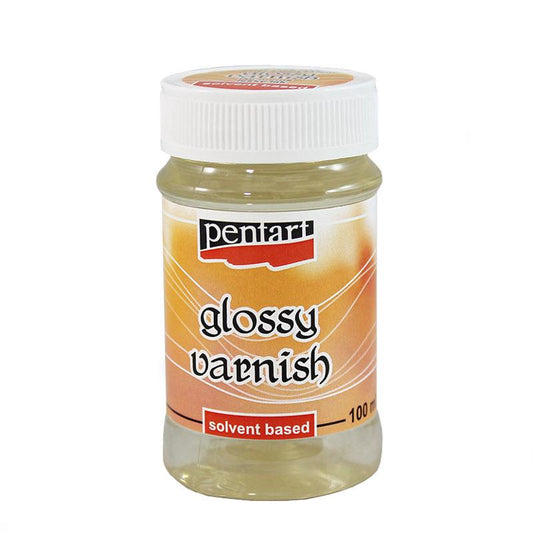 Glanzlack 100ml - auf Lösungsmittelbasis - Bastelschachtel - Glanzlack 100ml - auf Lösungsmittelbasis