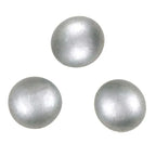 Glas-Nuggets - silber 13-15mm - Bastelschachtel