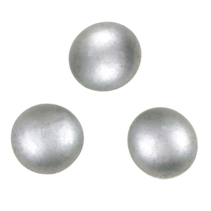 Glas-Nuggets - silber 13-15mm