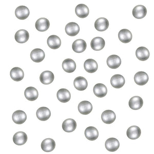 Glas-Nuggets - silber 13-15mm - Bastelschachtel - Glas-Nuggets - silber 13-15mm