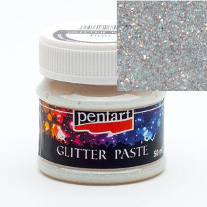 Glitterpaste fine 50ml - irisierend - Bastelschachtel - Glitterpaste fine 50ml - irisierend
