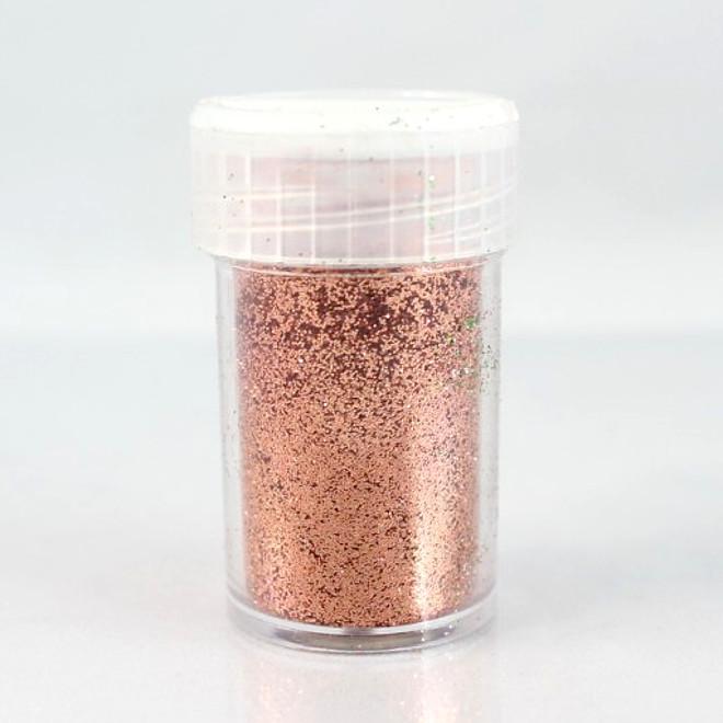 Glitterpulver 15g - kupfer - Bastelschachtel