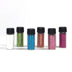 Glitterpulver Set 6x3,5ml - bunt 1. - Bastelschachtel