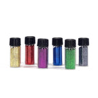 Glitterpulver Set 6x3,5ml - bunt - Bastelschachtel