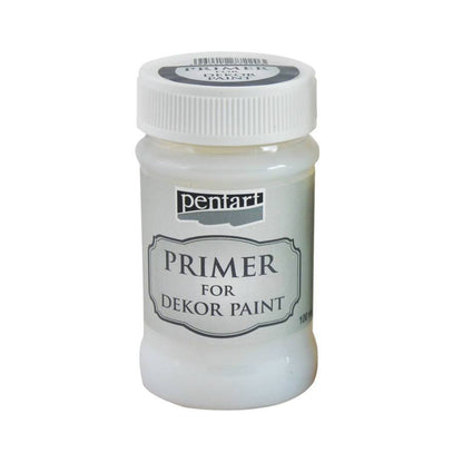 Pentart Grundierfarbe für Dekor Paint Soft - 100ml - Bastelschachtel - Pentart Grundierfarbe für Dekor Paint Soft - 100ml