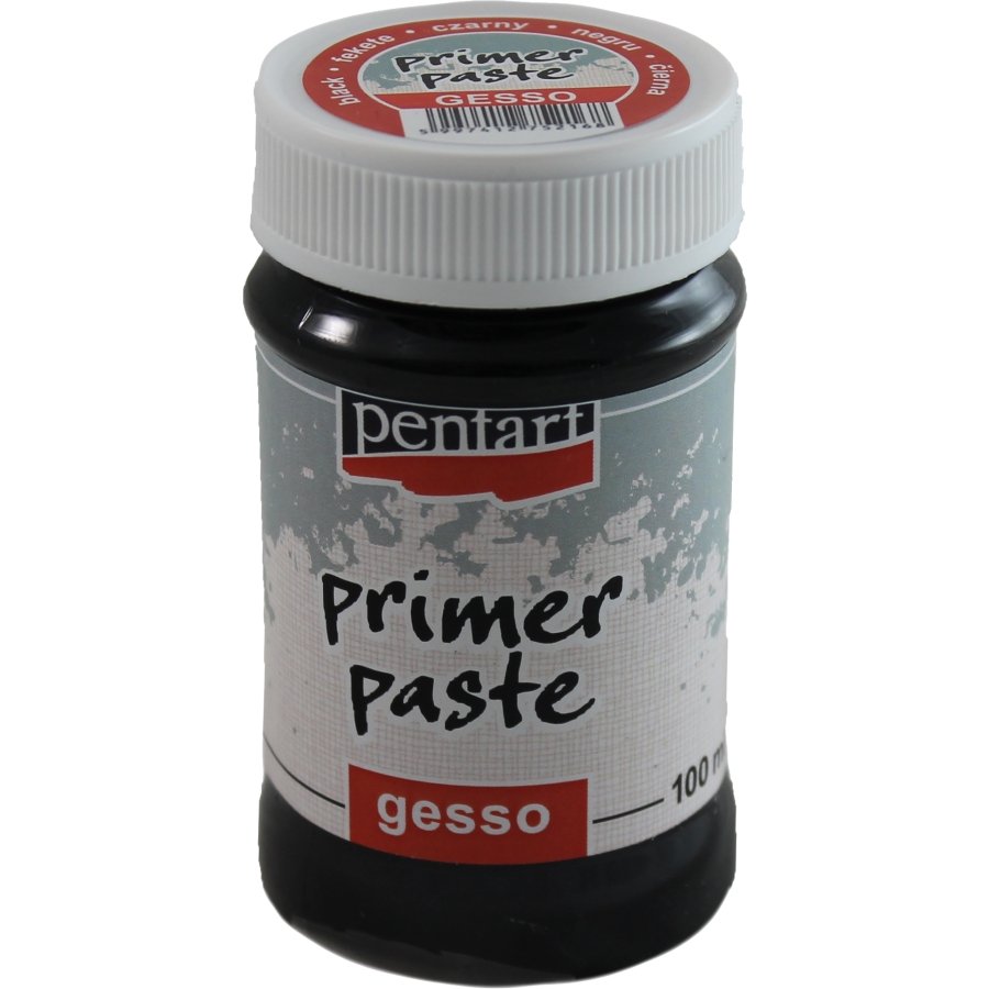 Pentart Grundierpaste 100ml - schwarz - Bastelschachtel - Pentart Grundierpaste 100ml - schwarz