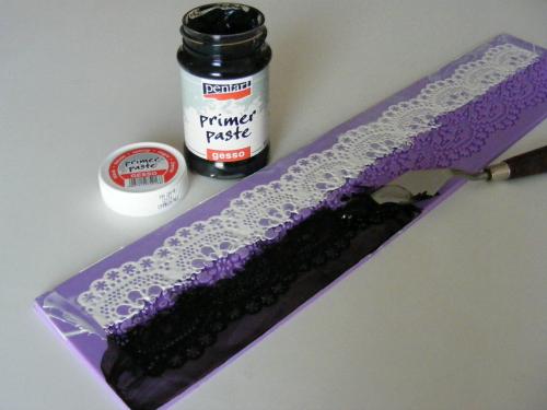 Pentart Grundierpaste 100ml - schwarz - Bastelschachtel - Pentart Grundierpaste 100ml - schwarz