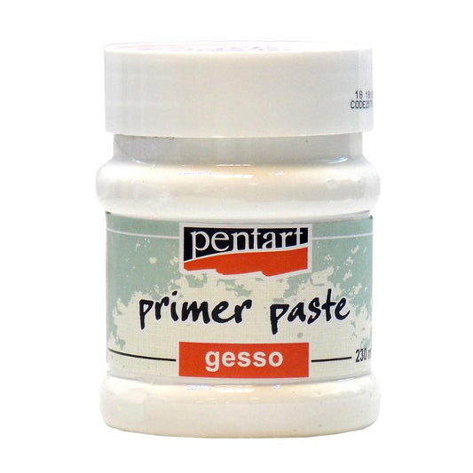 Pentart Grundierpaste 230ml - weiß - Bastelschachtel - Pentart Grundierpaste 230ml - weiß