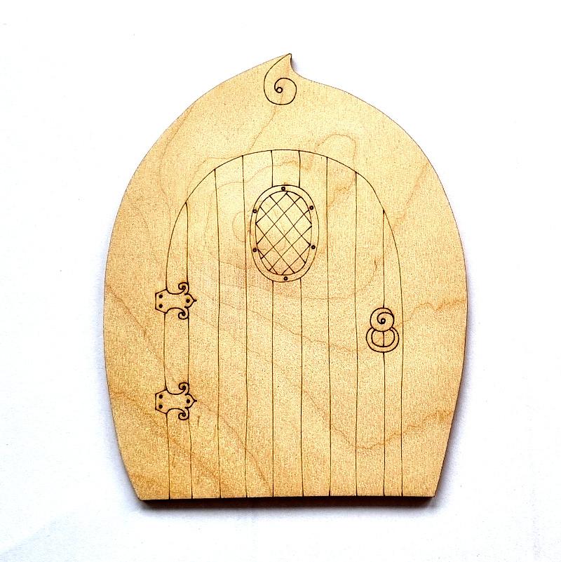 Holz Feentür 1. - Bastelschachtel - Holz Feentür 1.