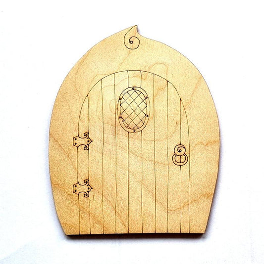 Holz Feentür 1. - Bastelschachtel - Holz Feentür 1.