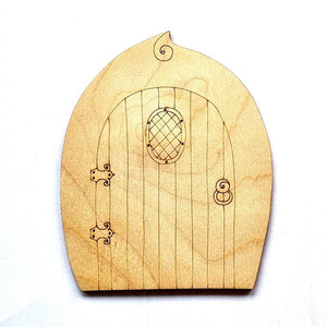 Holz Feentür 1. - Bastelschachtel - Holz Feentür 1.