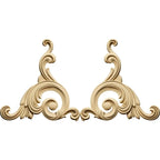 Holz Ornament - baroque twin 3. - Bastelschachtel