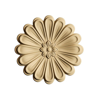 Holz Ornament - Blume 3., 7cm - Bastelschachtel - Holz Ornament - Blume 3., 7cm