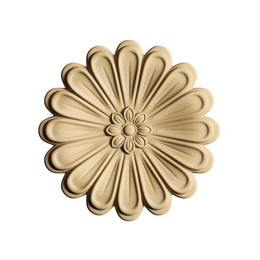 Holz Ornament - Blume 3., 7cm - Bastelschachtel - Holz Ornament - Blume 3., 7cm
