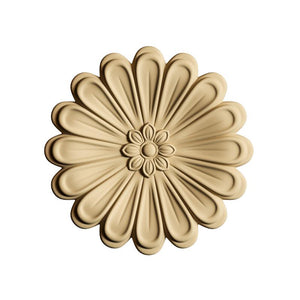 Holz Ornament - Blume 3., 7cm - Bastelschachtel - Holz Ornament - Blume 3., 7cm