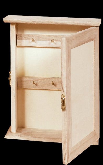 Holz Schlüsselkasten klein - Bastelschachtel