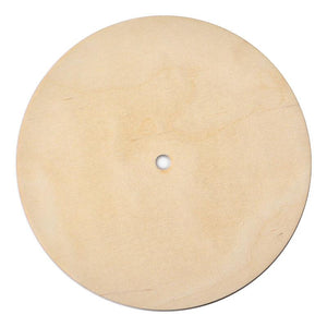 Holz Uhrblatt, rund 25cm - Bastelschachtel - Holz Uhrblatt, rund 25cm