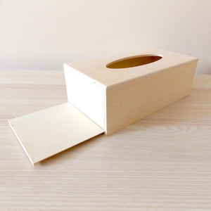 Holz Taschentuchbox - Bastelschachtel - Holz Taschentuchbox
