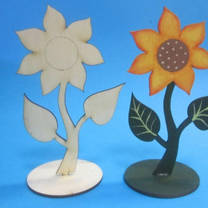 Holzfigur 3D - Tulpe - Bastelschachtel - Holzfigur 3D - Tulpe