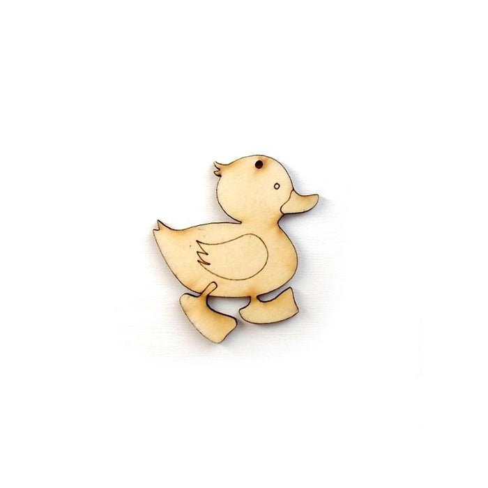 Holzfigur - Ente Ducky, klein 3er Set