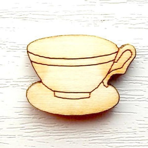 Holzfigur - Kaffeetasse - Bastelschachtel - Holzfigur - Kaffeetasse