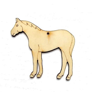 Holzfigur - Pferd Star - Bastelschachtel - Holzfigur - Pferd Star