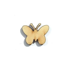 Holzfigur - Schmetterling einfach, klein - Bastelschachtel - Holzfigur - Schmetterling einfach, klein