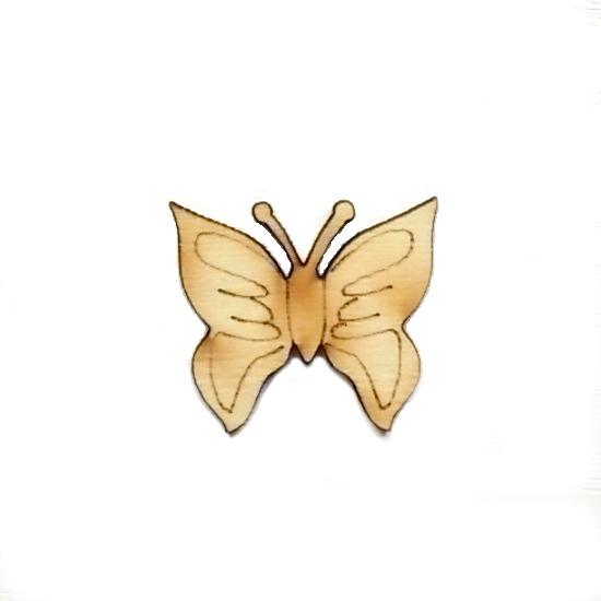 Holzfigur - Schmetterling, klein