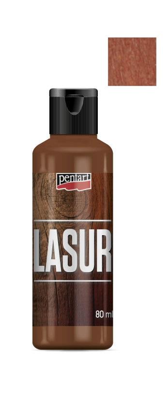 Holzlasur für Innenbereich 80ml - braun - Bastelschachtel - Holzlasur für Innenbereich 80ml - braun Pentart Farbe