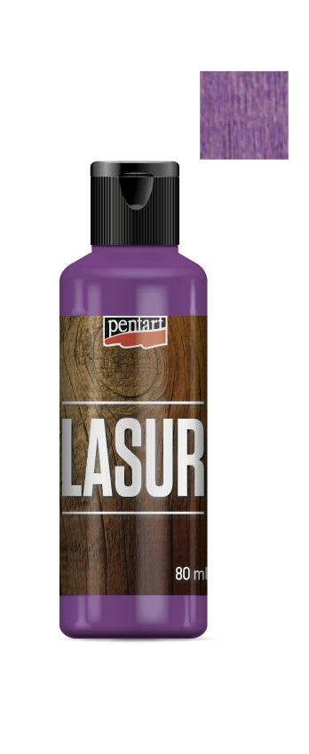 Holzlasur für Innenbereich 80ml - lila - Bastelschachtel - Holzlasur für Innenbereich 80ml - lila Pentart Farbe