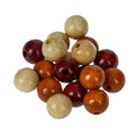 Holzperlen - Ton in Ton 12mm, braun - Bastelschachtel