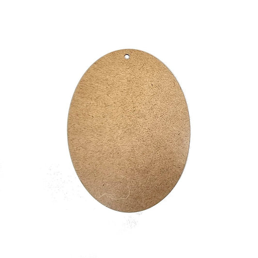 MDF Holzplatte oval 8x12cm - Bastelschachtel - MDF Holzplatte oval 8x12cm