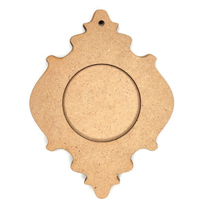 MDF Holzrahmen ornament, groß - Bastelschachtel - MDF Holzrahmen ornament, groß