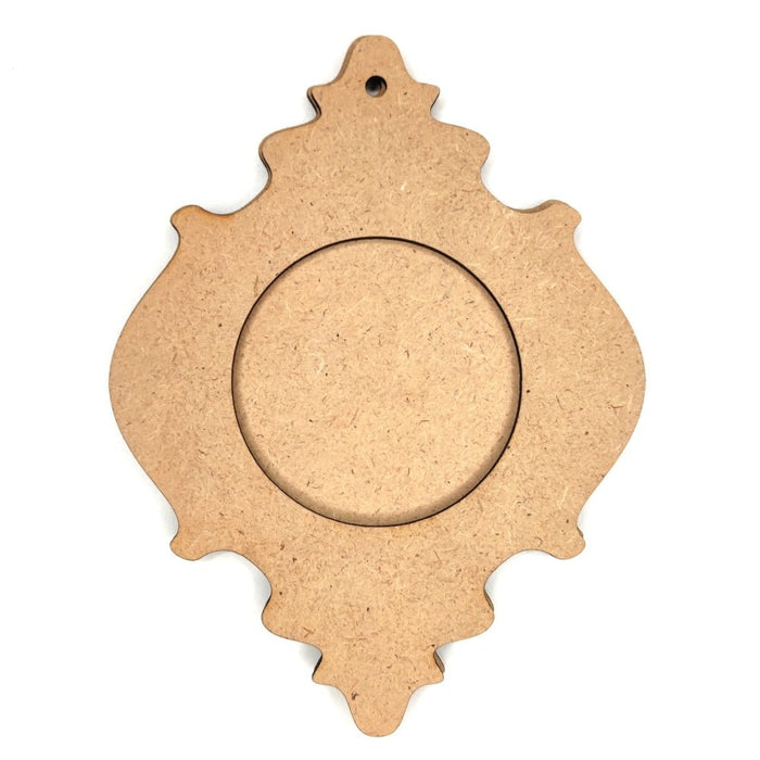 MDF Holzrahmen ornament, groß