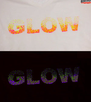 Konturenfarbe Glow in the dark 20ml für Textil - gelb - Bastelschachtel - Konturenfarbe Glow in the dark 20ml für Textil - gelb