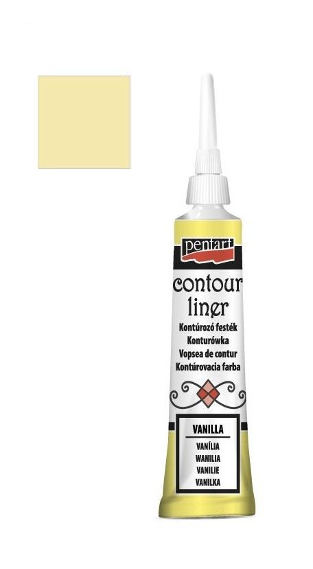 Pentart Konturenfarbe universell - vanille
