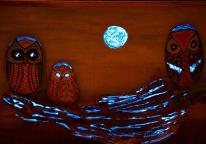 Konturenfarben Set Glow in the dark 4x20ml - Winter - Bastelschachtel - Konturenfarben Set Glow in the dark 4x20ml - Winter