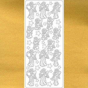 Konturensticker - Engelchor, gold - Bastelschachtel - Konturensticker - Engelchor, gold