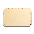 Korbboden eckig, 22x14cm für Betlehem - Bastelschachtel