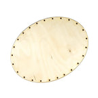 Korbboden oval 18x24cm für Peddigrohr 3mm - Bastelschachtel