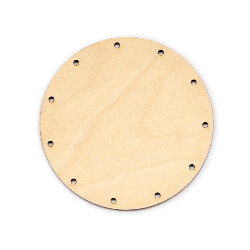 Korbboden rund, Ø 11cm für Peddigrohr 2mm - Bastelschachtel - Korbboden rund, Ø 11cm für Peddigrohr 2mm